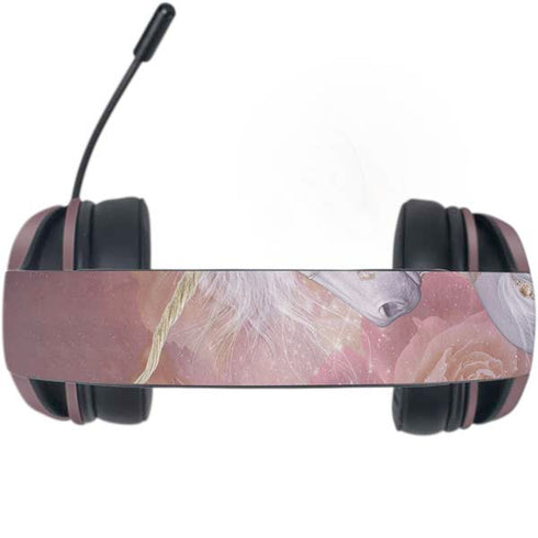 Licorne Florale Rose Unicorn by Laurie Prindle Razer Kraken X Skin